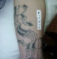 Eliminacion de tatuajes - Foto Antes de - Dr. Aristides Arellano-Huacuja